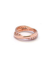Load image into Gallery viewer, LE LIEN 3 DUO LINKED PAVE RING