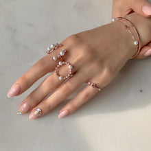 Load image into Gallery viewer, ODILA IRISH CROCHET OVAL RING