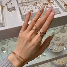 Load image into Gallery viewer, 'U' Paved line Ring