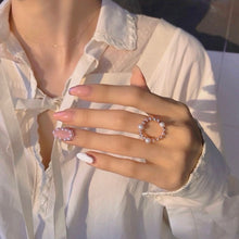 Load image into Gallery viewer, ODILA IRISH CROCHET OVAL RING