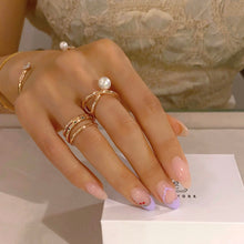 Load image into Gallery viewer, TRIO TWIST STONE SETTING RING