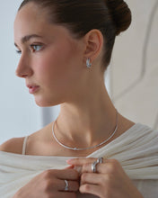 Load image into Gallery viewer, LE LIEN TRIO LINKED PAVE EARRING