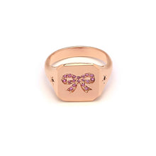 Load image into Gallery viewer, TUTU BOW STAR SIGNET PINKY RING
