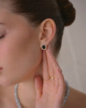 Load image into Gallery viewer, GAVINA 3 STONE STUD EARRING