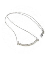 Load image into Gallery viewer, PETAL SMILE PAVE NECKLACE