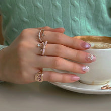 Load image into Gallery viewer, TUTU BOW STAR SIGNET PINKY RING