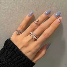 Load image into Gallery viewer, COMET STAR RHINESTONE PINKY RING