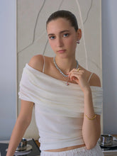 Load image into Gallery viewer, SAVINA AQUAMARINE BEADED NECKLACE