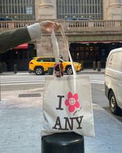Load image into Gallery viewer, ANY CLUB FLOWER SMILE TOTE BAG
