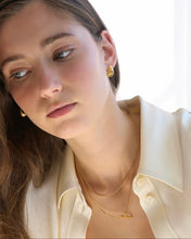 Load image into Gallery viewer, INGRID ORB HOOP EARRING