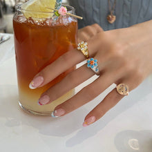 Load image into Gallery viewer, RICCO FLOWER STONE SETTING RING