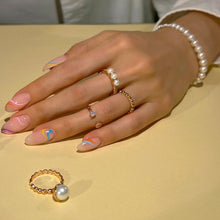 Load image into Gallery viewer, PREEN 2 PEARL PAVE RING