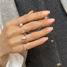 Load image into Gallery viewer, KAIA OVAL CHAINED DBL RINGS