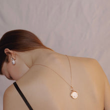 Load image into Gallery viewer, LARGE B-BLOCK STONE INLAY SWIVEL LONG NECKLACE