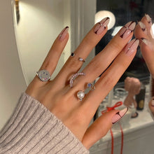 Load image into Gallery viewer, SMILE FACE UNICORN PINKY SIGNET RING