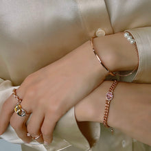 Load image into Gallery viewer, ISABEL OVAL STONE CHAIN BRACELET