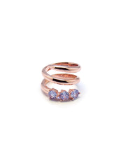 Load image into Gallery viewer, NOORE 2 RHINESTONE PINKY RING