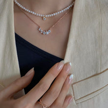 Load image into Gallery viewer, MADEMOISELLE PEARL STONE DAINTY NECKLACE