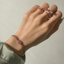 Load image into Gallery viewer, ISABEL OVAL STONE CHAIN BRACELET