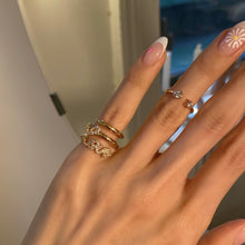 Load image into Gallery viewer, LOVE PAVED SCRIPT PINKY RING