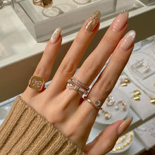 Load image into Gallery viewer, PERSONA 2 STONE CURVED PLAIN RING
