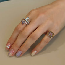 Load image into Gallery viewer, PERSONA 1 STONE CURVED PAVE RING