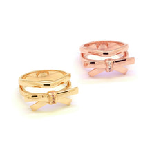 Load image into Gallery viewer, ODETTE 2 BOW WAVE PLAIN RING
