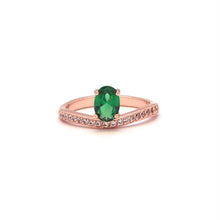 Load image into Gallery viewer, PERSONA 1 STONE CURVED PAVE RING