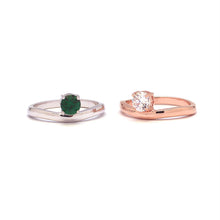 Load image into Gallery viewer, PERSONA 2 STONE CURVED PLAIN RING