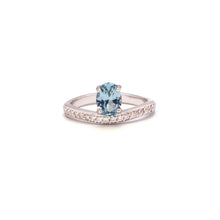 Load image into Gallery viewer, PERSONA 1 STONE CURVED PAVE RING