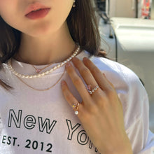 Load image into Gallery viewer, MANON HEART RHINESTONE RING