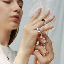 Load image into Gallery viewer, MAURICE BLOCK STONE RING