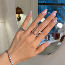 Load image into Gallery viewer, I HEART U SMILE PAVE RINGS