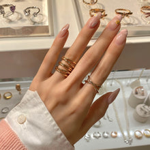 Load image into Gallery viewer, 'X' LINE PLAIN RING