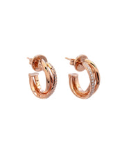 Load image into Gallery viewer, LE LIEN TRIO LINKED PAVE EARRING