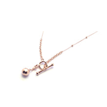Load image into Gallery viewer, BEA 3 BALL TOGGLE NECKLACE