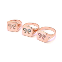 Load image into Gallery viewer, TUTU BOW STAR SIGNET PINKY RING