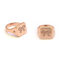 Load image into Gallery viewer, TUTU BOW STAR SIGNET PINKY RING