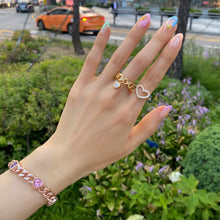 Load image into Gallery viewer, PEPE MULTI STONE CHAIN BRACELET