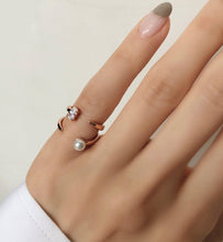 Load image into Gallery viewer, ETOILE2 OVAL DBL KNUCKLE RING
