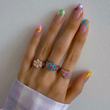 Load image into Gallery viewer, RICCO FLOWER STONE SETTING RING