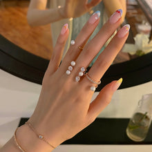 Load image into Gallery viewer, HAILEY PEARL STONE OPEN RING