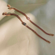 Load image into Gallery viewer, ISABEL OVAL STONE CHAIN BRACELET