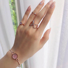Load image into Gallery viewer, B-BLOCK CIRCLE SWIVEL BANGLE