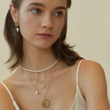 Load image into Gallery viewer, ANCIENT ROMAN STONED COIN NECKLACE