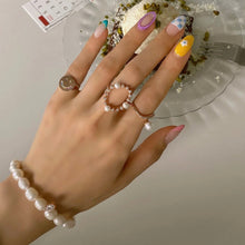 Load image into Gallery viewer, LAUREL WAVE PEARL PAVED RING