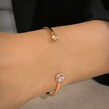 Load image into Gallery viewer, CONNELLY PAVED RHINESTONE OPEN BANGLE
