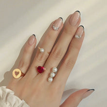 Load image into Gallery viewer, STELLA2 HEART STONE OPEN RING