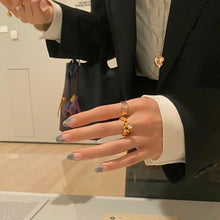 Load image into Gallery viewer, KISMET 1 ROUND STONE CHAIN RING