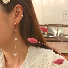 Load image into Gallery viewer, EVA2 PEARL CHAIN EARRING